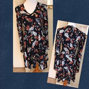 Jaase Navy Print Dress